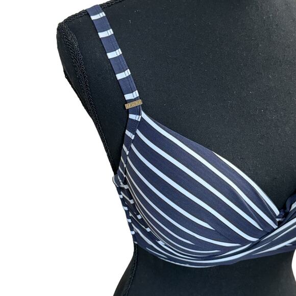 NWT! Sea Level Charmarel Cross Front Moulded Underwire Bikini Top - Size 8 - Picture 8 of 12